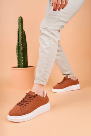 Luis a Costa LC101 Taba Süet Kadın Sneaker